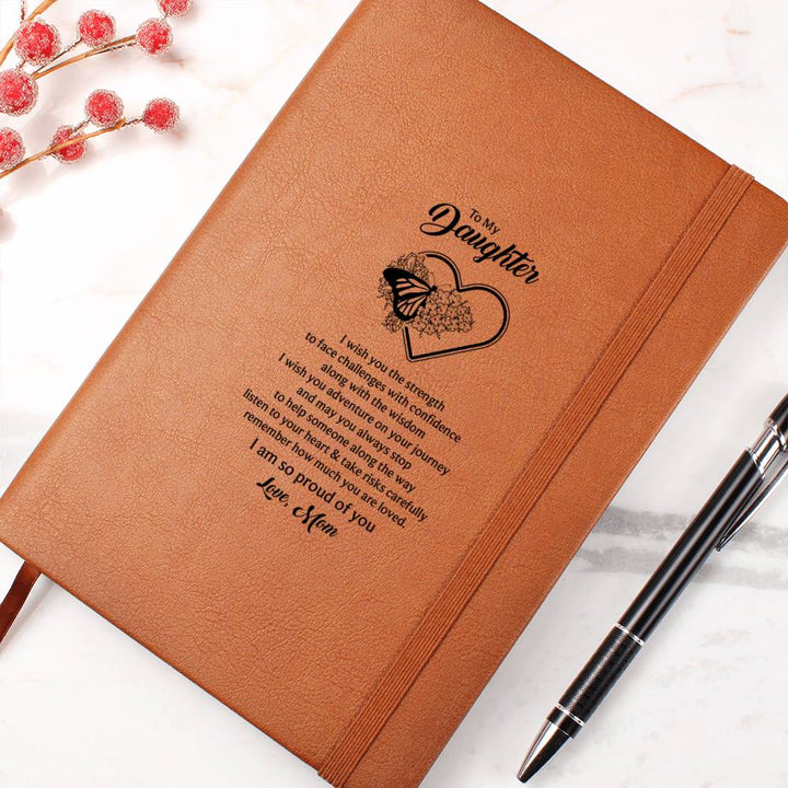 To My Daughter Butterfly Journal 