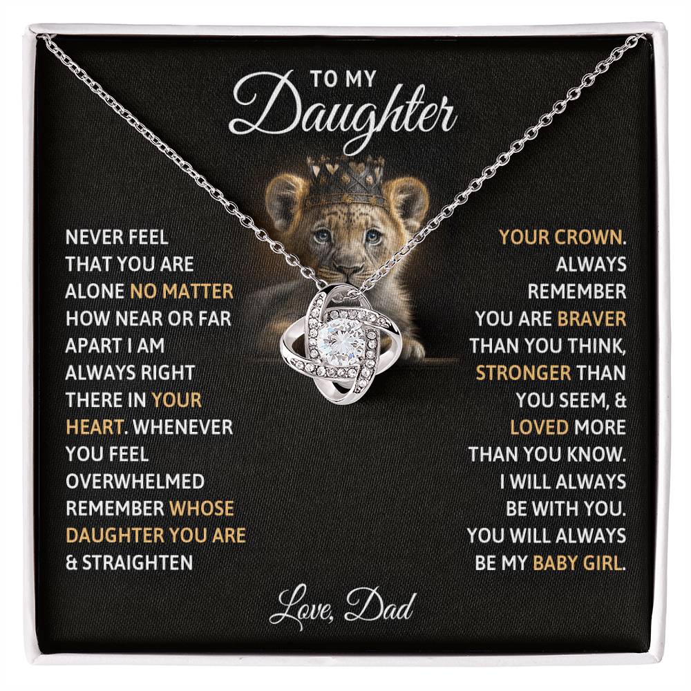 To My Daughter You Will Always Be My Baby Girls