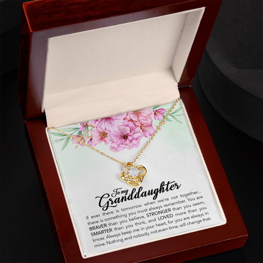 love knot necklace for granddaughter
