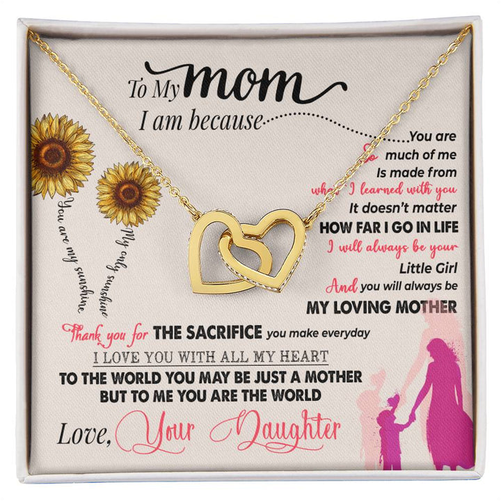 thank you mom gift necklace