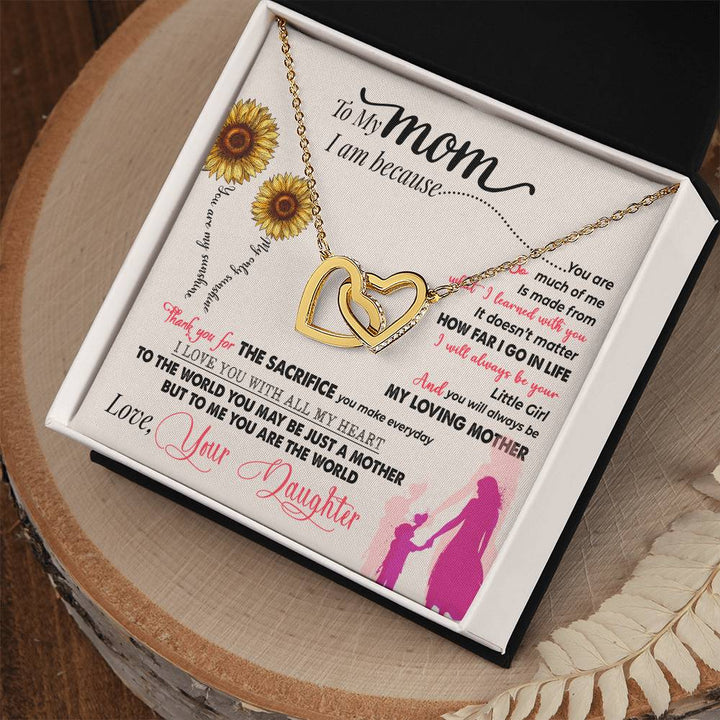 thank you mom gift necklace