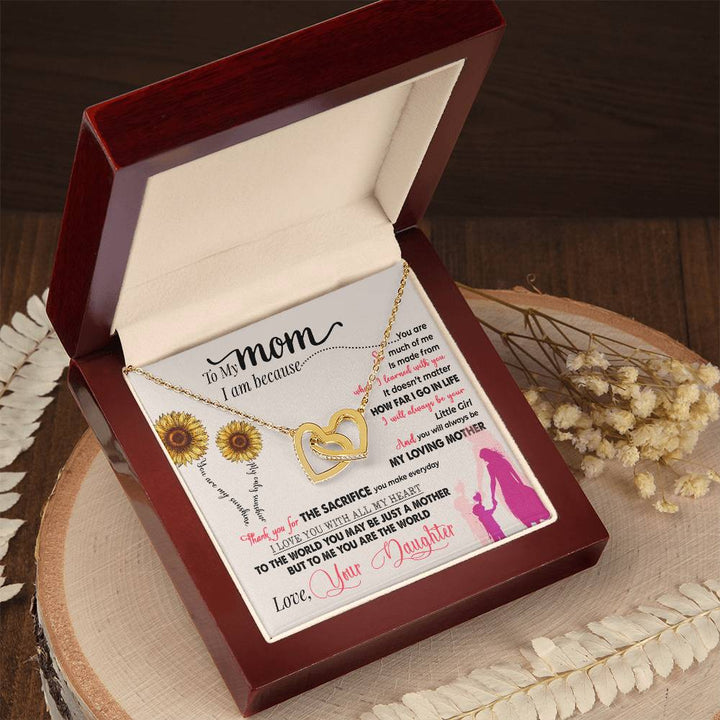 thank you mom gift necklace