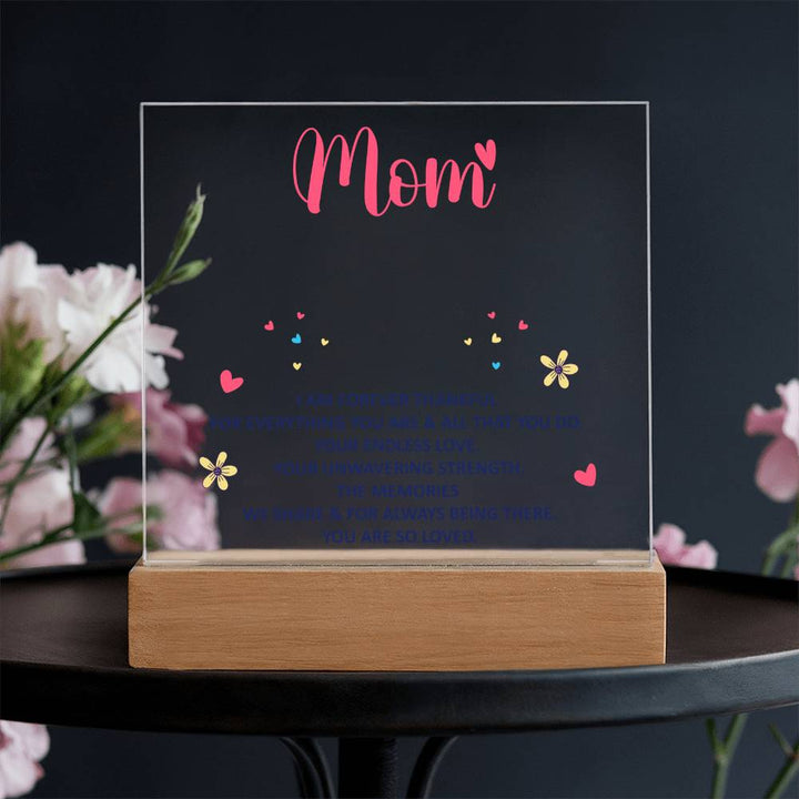 keepsake acrylic plaque for mom